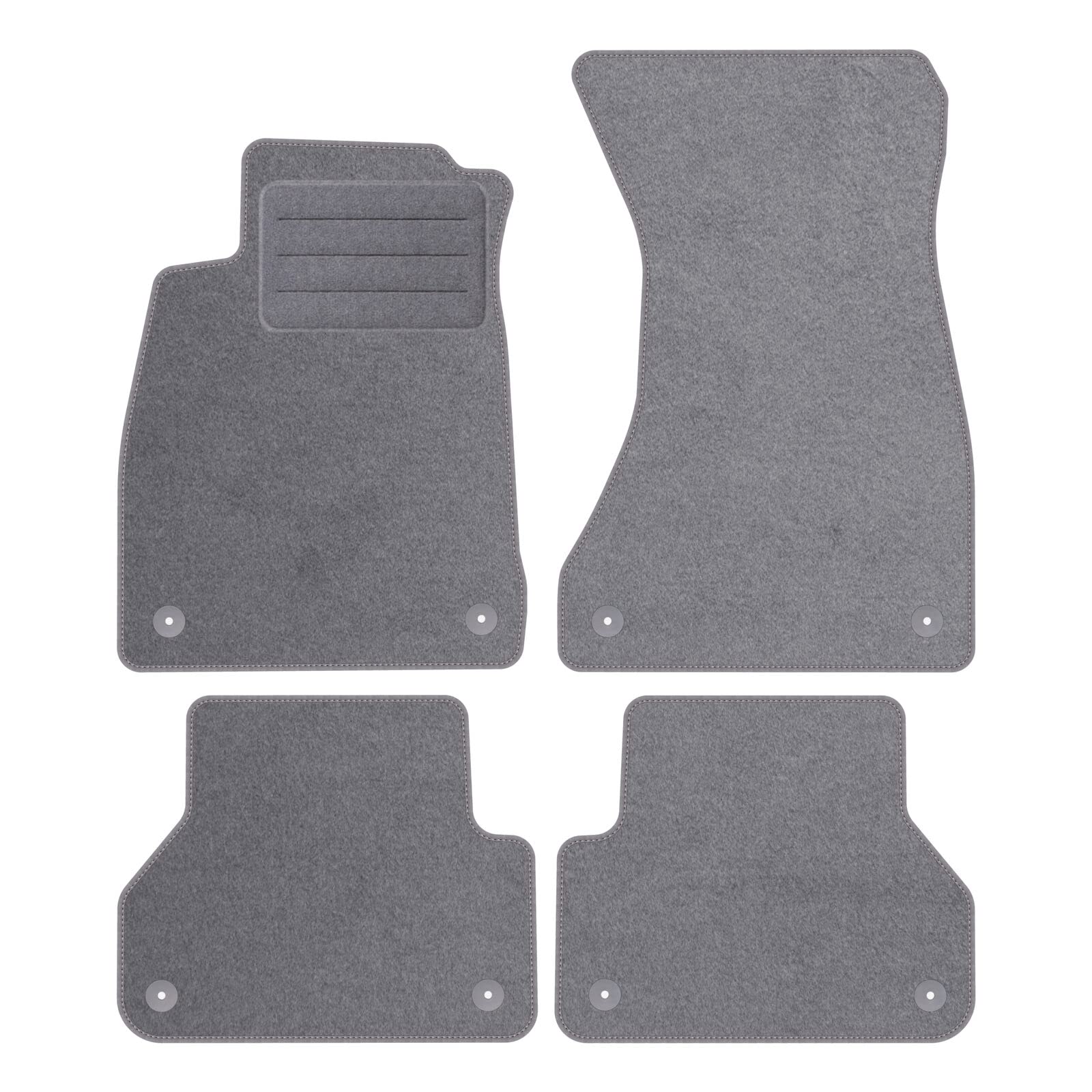 TEXER Textil Fußmatten Passend für Audi A4 B9 Bj. 2015- GRAU TEXER Textil Fußmatten Passend für Audi A4 B9 Bj. 2015- GRAU von TEXER