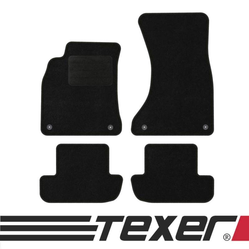 TEXER Textil Fußmatten Passend für Audi A5 Cabrio 8F7 Bj. 2012-2016 Basic von TEXER