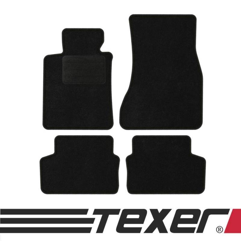 TEXER Textil Fußmatten Passend für BMW 5 G30 Bj. 2016- Basic von TEXER