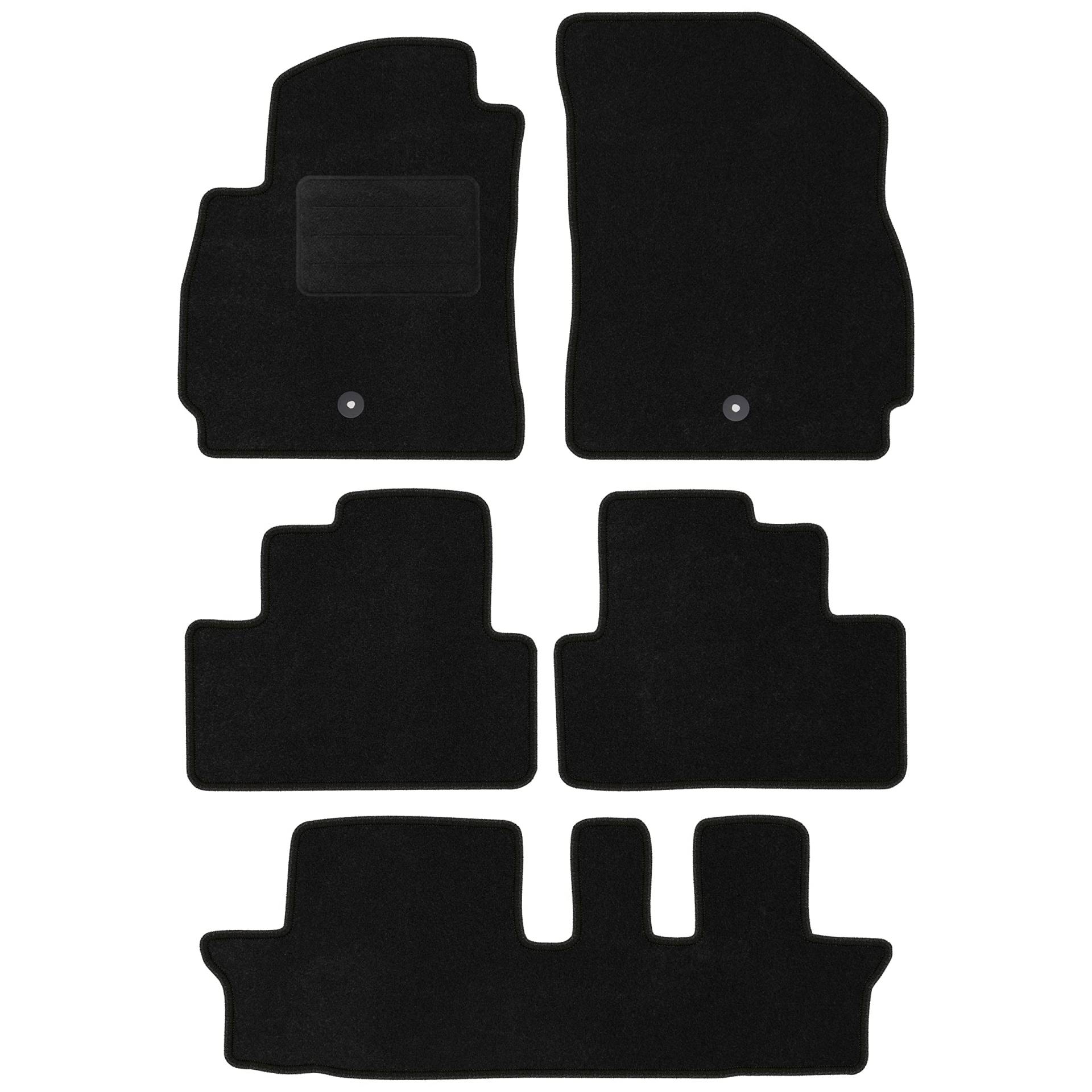 TEXER Textil Fußmatten Passend für Chevrolet Orlando 2010-2018 7-Sitzer Basic TEXER Textil Fußmatten Passend für Chevrolet Orlando 2010-2018 7-Sitzer Basic von TEXER