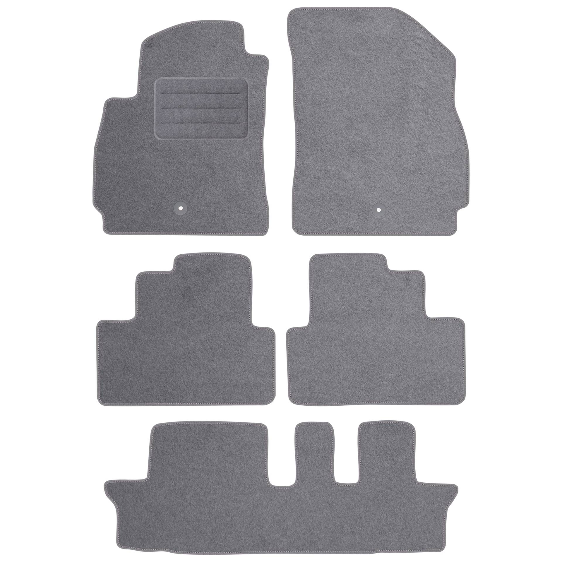 TEXER Textil Fußmatten Passend für Chevrolet Orlando 2010-2018 7-Sitzer GRAU TEXER Textil Fußmatten Passend für Chevrolet Orlando 2010-2018 7-Sitzer GRAU von TEXER