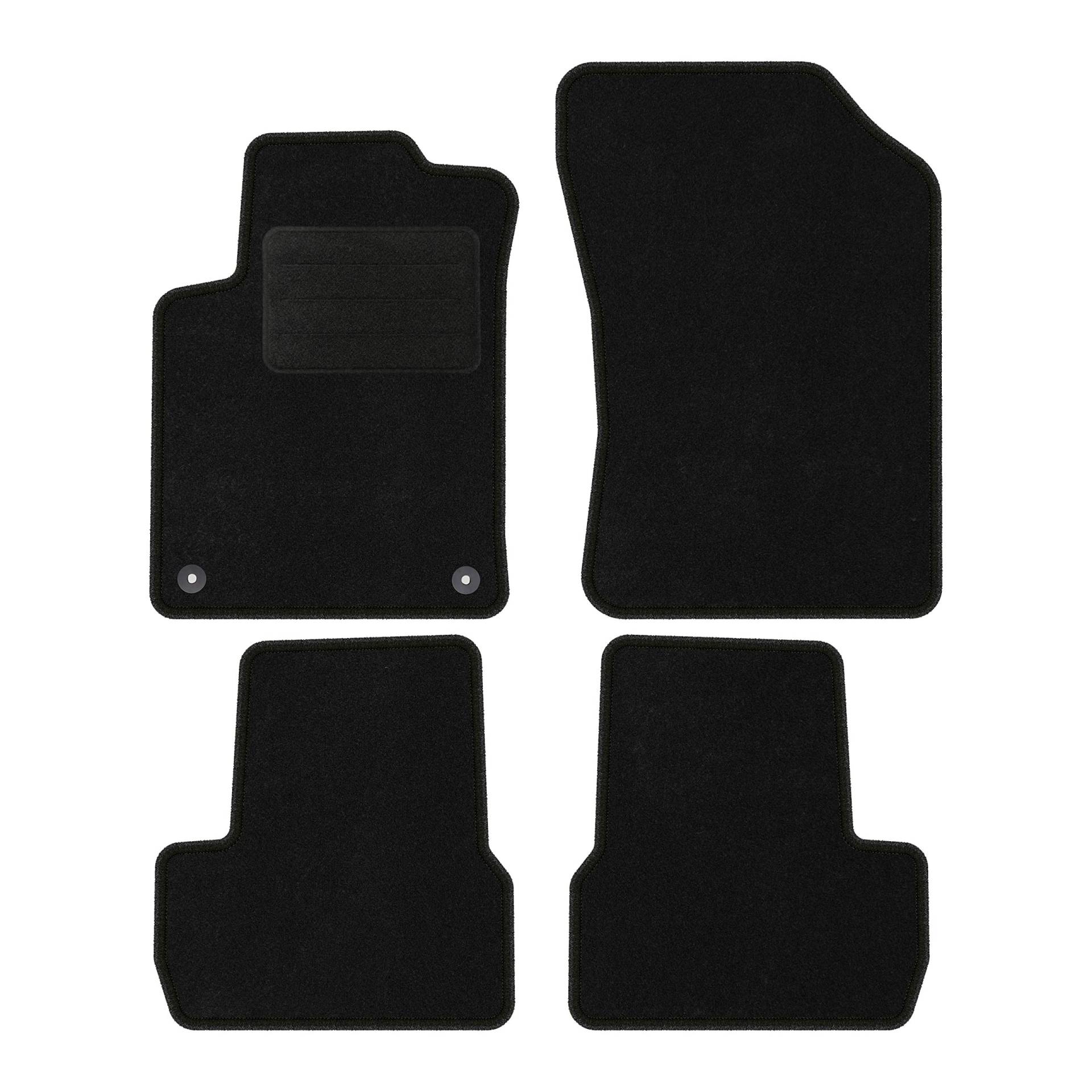 TEXER Textil Fußmatten Passend für Citroen DS3 Bj. 2009-2016 Basic von TEXER