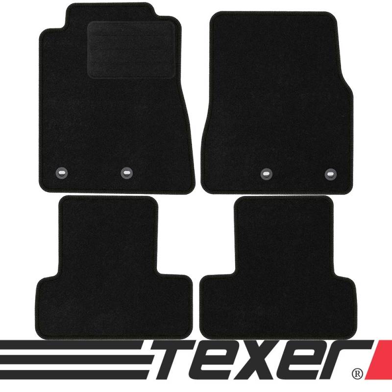 TEXER Textil Fußmatten Passend für Ford Mustang V FL Bj. 2009-2013 Basic von TEXER