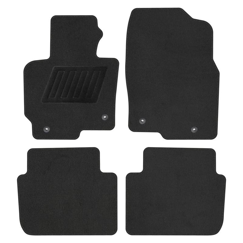 TEXER Textil Fußmatten Passend für Mazda CX-5 2012-2017 Comfort von TEXER