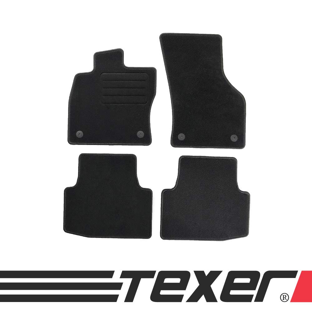 TEXER Textil Fußmatten Passend für VW Arteon Bj. 2017- Basic von TEXER