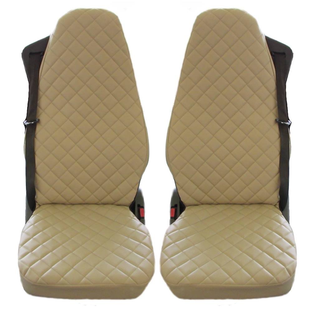 TEXMAR LTD LKW Sitzbezüge für Premium ECO-Leder, Beige, 2 Stück TEXMAR LTD LKW Sitzbezüge für Premium ECO-Leder, Beige, 2 Stück von TEXMAR LTD
