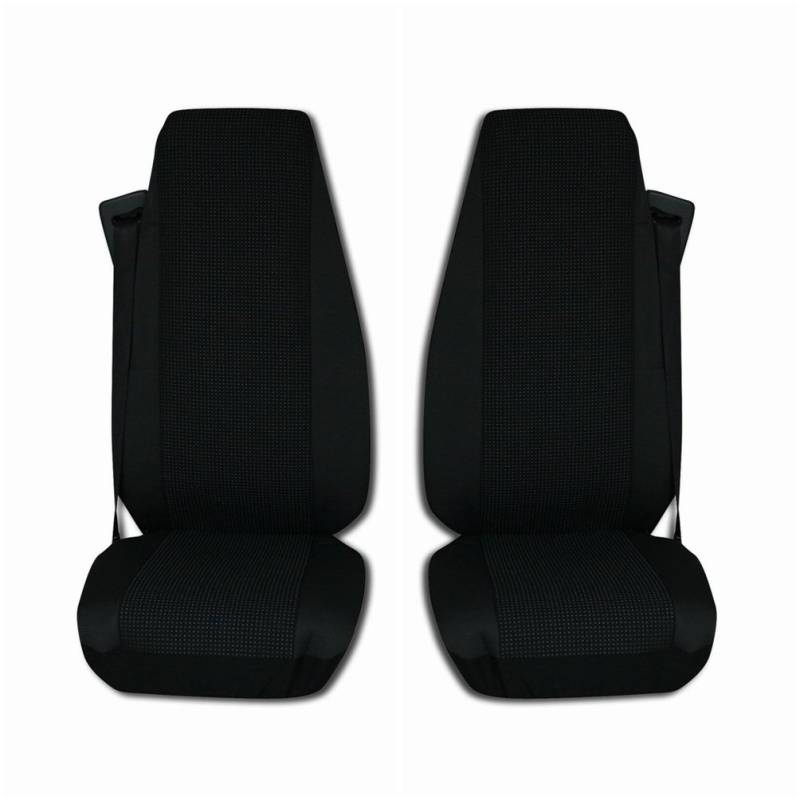 TEXMAR LKW Sitzbezüge schwarz Lux Stoff 2 Stück von TEXMAR