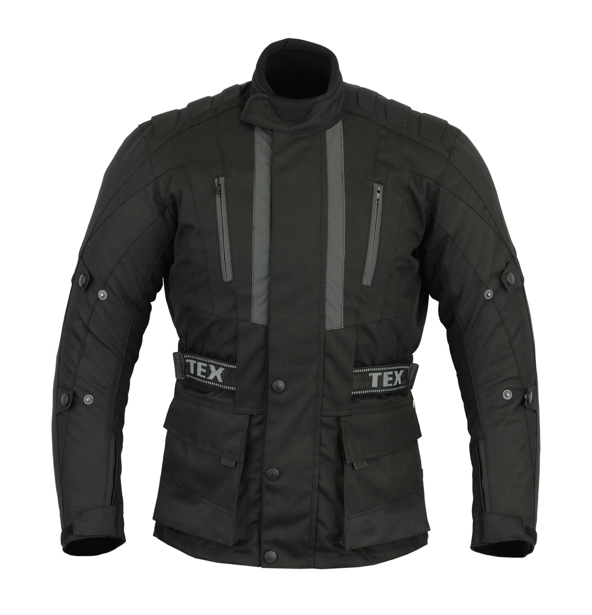 Texpeed Motorradjacke herren mit protektoren - Motorrad Biker Wasserdicht Jacke Mit Rüstung (EN 1621-1) Schwarz - 7XL Texpeed Motorradjacke herren mit protektoren - Motorrad Biker Wasserdicht Jacke Mit Rüstung (EN 1621-1) Schwarz - 7XL von Texpeed