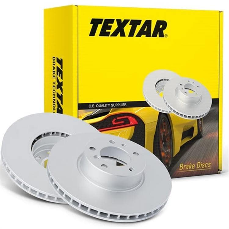 2 Textar Bremsscheiben 256mm vorne Audi 80 B4 Coupe von TEXTAR