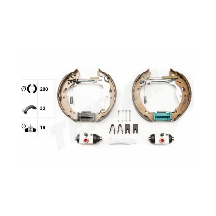 4 Textar Bremsbacken vormontiert mit Radzylinder Ford Fiesta 6 4 Textar Bremsbacken vormontiert mit Radzylinder Ford Fiesta 6 von TEXTAR