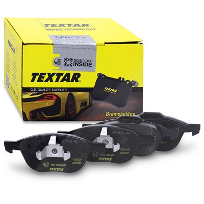 Textar Bremsbelagsatz vorne [Hersteller-Nr. 2372301] für Ford, Mazda, Volvo von TEXTAR