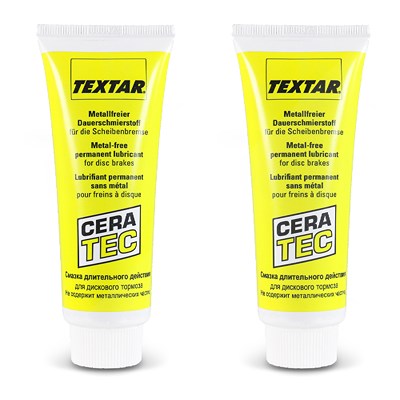 Textar 2x 75 ml Cera Tec Dauerschmierstoff (Anti-Quietsch-Paste) von TEXTAR