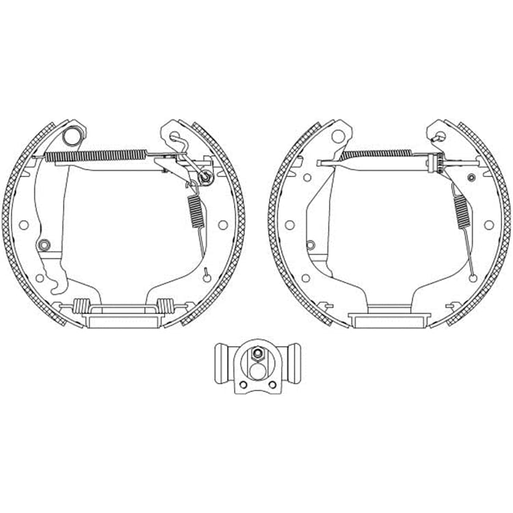 Textar Bremsbacken hinten Daewoo Espero Lanos Nexia Opel Astra Vectra Textar Bremsbacken hinten Daewoo Espero Lanos Nexia Opel Astra Vectra von TEXTAR