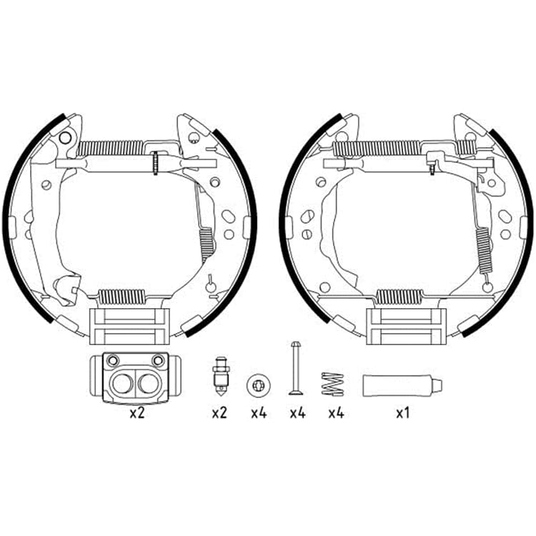 Textar Bremsbacken hinten Hyundai Atos Textar Bremsbacken hinten Hyundai Atos von TEXTAR