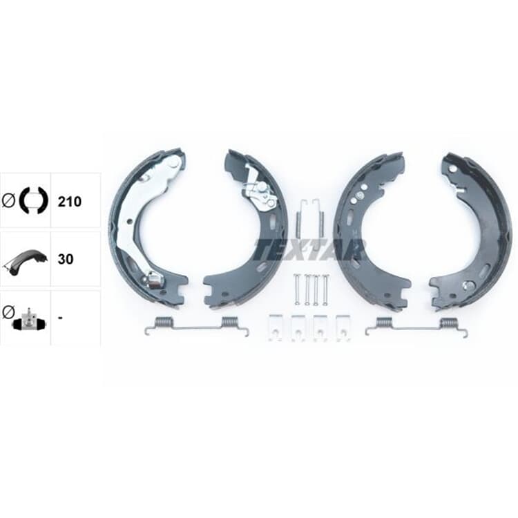 Textar Bremsbacken hinten Land Rover Discovery Range Textar Bremsbacken hinten Land Rover Discovery Range von TEXTAR