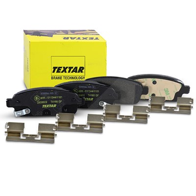 Textar Bremsbelagsatz hinten [Hersteller-Nr. 2509602] für Chevrolet, Opel, Vauxhall von TEXTAR