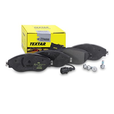 Textar Bremsbelagsatz mit Warnkontakt vorne [Hersteller-Nr. 2473803] für Audi, Cupra, Seat, Skoda, VW von TEXTAR