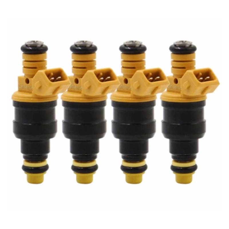 4-teiliges Auto-Kraftstoffeinspritzdüsen-Set 0280150762 Passend for 405 505 240 244 245 740 780 940 1.9L 2.2L 2.3L Ersatzteile von TFTYJD