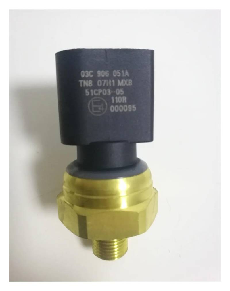 Kompatibel for Golf Passat CC 2.0 3.6L V6 Q7 Kraftstoffdrucksensor OEM 03C 906 051A 03C906051A 51CP03-05 Ersatzteile von TFTYJD