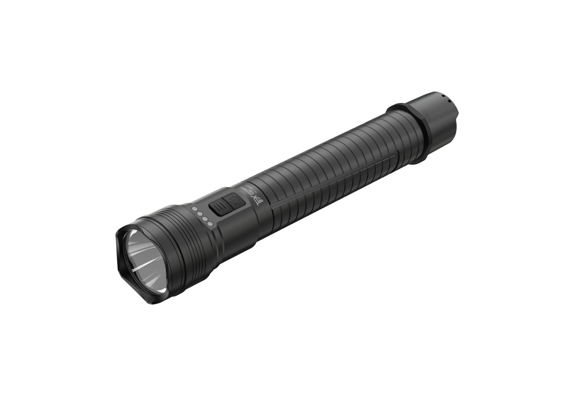 TFX Arcturus 5000 taktische High-End-Taschenlampe | aufladbare Led flashlight 5000 Lumen | leistungsstarke Lampe mit Akku- & Ladestandsanzeige | Multi Color Strobe | RGB-LEDs, | Wasserschutz (IPX8) von Ledlenser