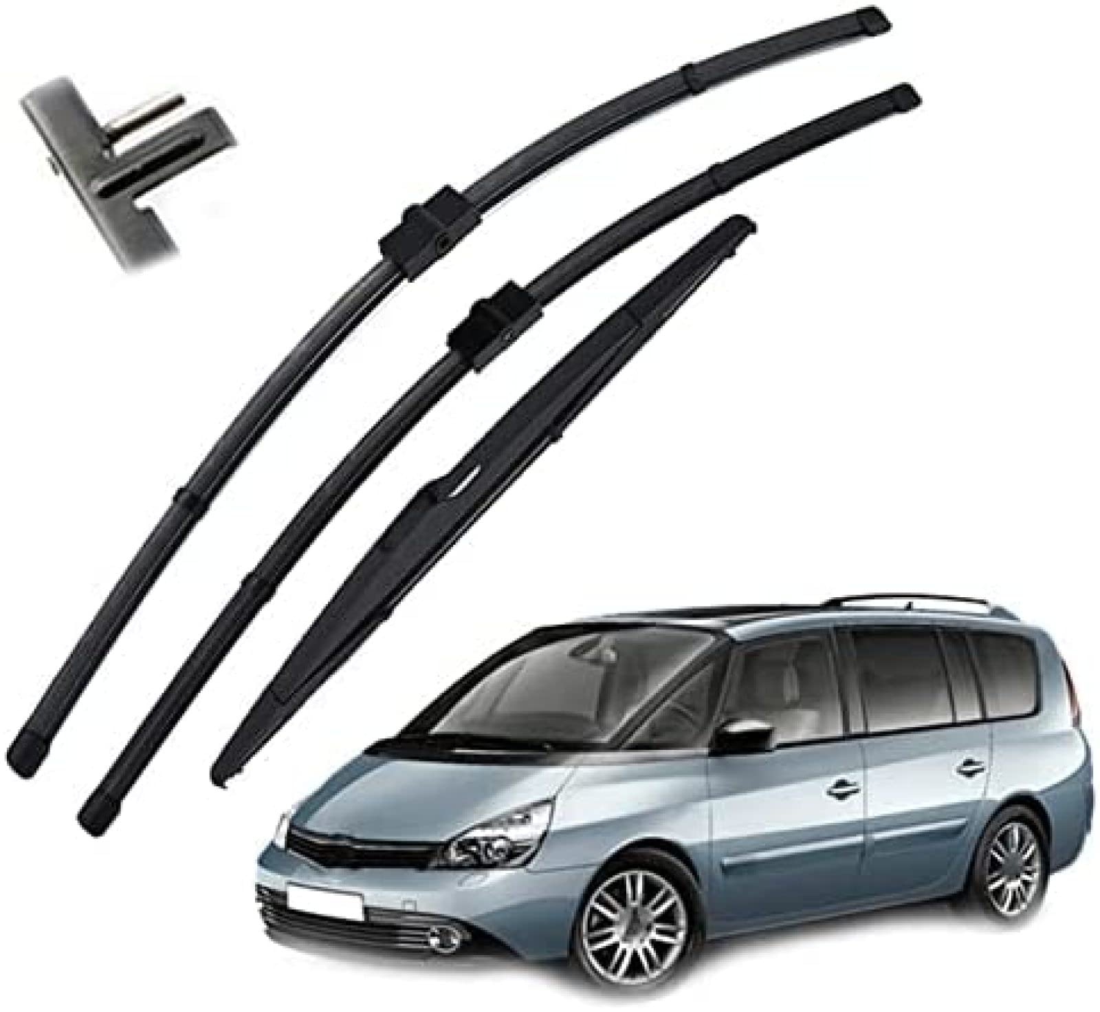 3-teiliges Auto-Frontscheiben-Wischerblatt-Set für Renault für Espace 4 2014 2013 2012 2011 2010 2009 2008 2007 2006 2005 2004 Scheibenwischer 21 "+ 19" + 13 "Wischer 3-teiliges Auto-Frontscheiben-Wischerblatt-Set für Renault für Espace 4 2014 2013 2012 2011 2010 2009 2008 2007 2006 2005 2004 Scheibenwischer 21 "+ 19" + 13 "Wischer von TGCXHRF