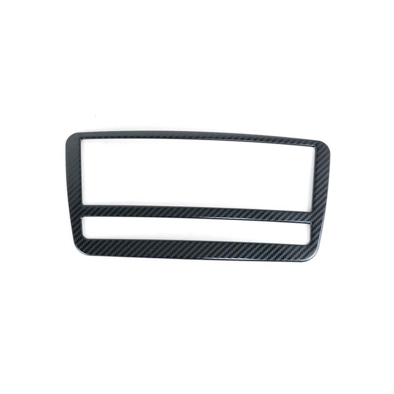 Auto Mittelkonsole Trim Kompatibel Mit Mercedes Für Benz Für CLA GLA A-Klasse C117 X156 W176 2013–2018 Mittelkonsole CD-Rahmen Dekoration Abdeckung Verkleidung Auto-Styling(Carbon Fiber Black) von TGFCRUH