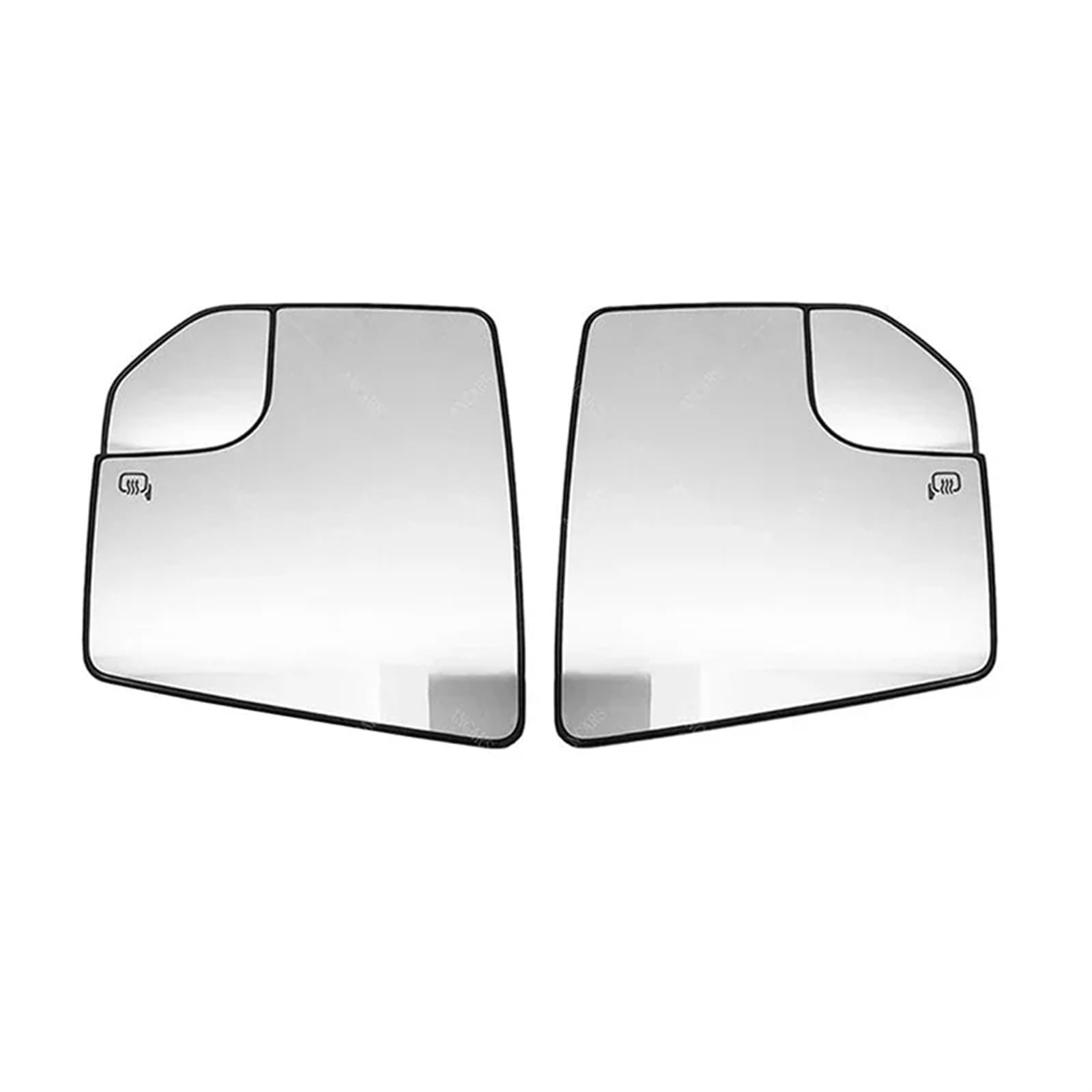 TGFCRUH Außenspiegel Glas Kompatibel Mit Ford Für 2015 2016 2017 2018 2019 2021 Beheizte Auto-Seitentür-Rückspiegelglas-Trägerplatte Außenteile(1 Pair) von TGFCRUH