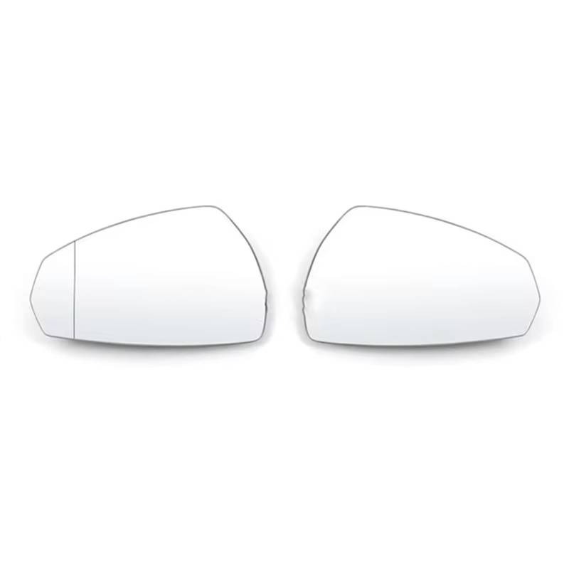TGFCRUH Außenspiegel Glas Kompatibel Mit Für A3 S3 8V 2013-2020 Für RS3 8V 2015-2020 Autozubehör Rückspiegelglas Mit Heizfunktion 8V0857535D(1 Pair) von TGFCRUH