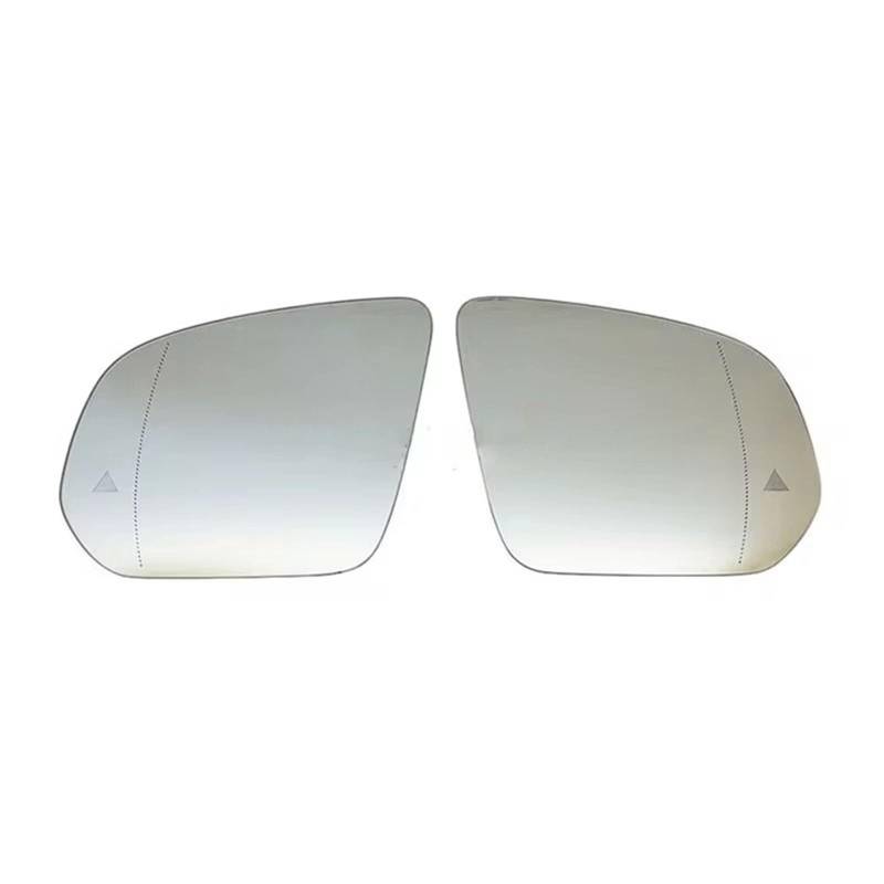 TGFCRUH Außenspiegel Glas Kompatibel Mit Mercedes Für Benz GLE W167 GLS 2020- Rückspiegelglas Autozubehör Heizung Blindbereich Hinten A1678102901 A1678102801(Blind,1 Pair) von TGFCRUH