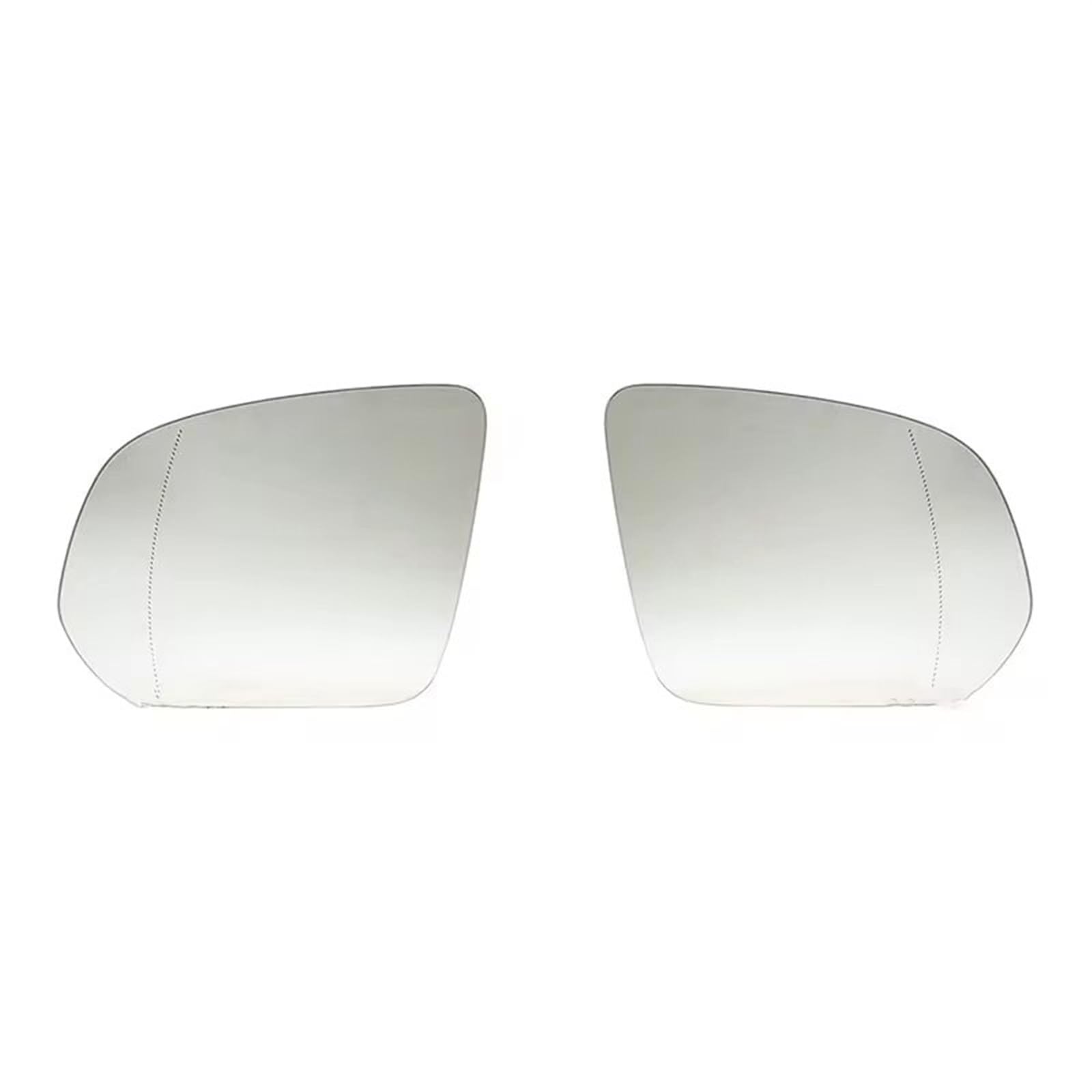 TGFCRUH Außenspiegel Glas Kompatibel Mit Mercedes Für Benz GLE W167 GLS 2020- Rückspiegelglas Autozubehör Heizung Blindbereich Hinten A1678102901 A1678102801(No blind,1 Pair) von TGFCRUH