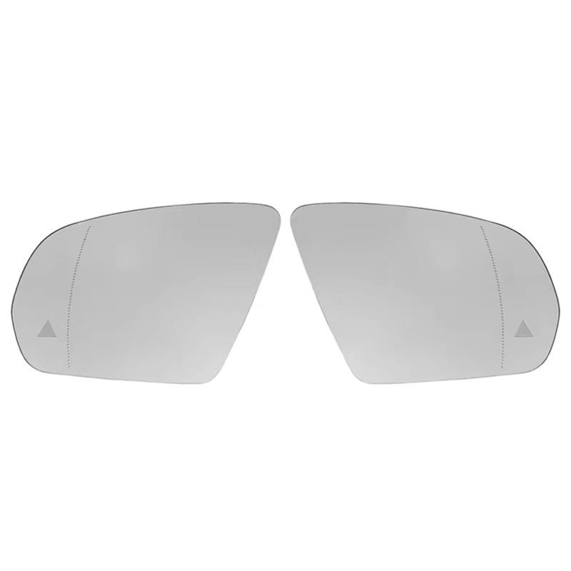 TGFCRUH Außenspiegel Glas Kompatibel Mit Mercedes Für Benz W205 2015-2021 W222 2014-2021 W213 W253 2016-2021 Auto Beheizter Glasrückspiegel Seitenflügelrückspiegel von TGFCRUH
