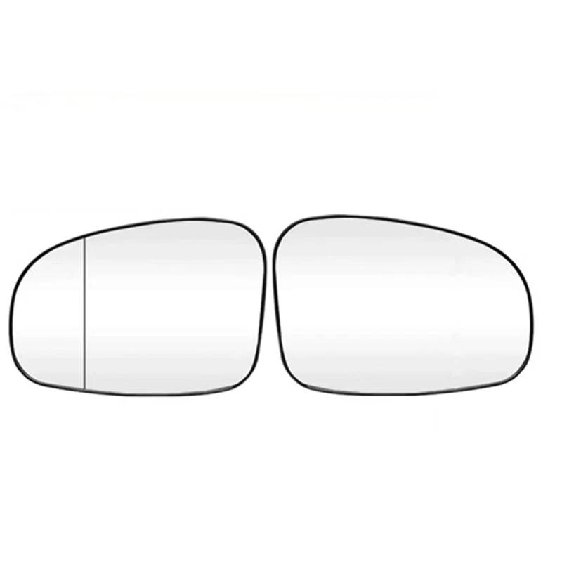 TGFCRUH Außenspiegel Glas Kompatibel Mit Toyota Für Prius 2010-2014 2015 2016 2017 Auto-Rückspiegelglas Außentür-Seitenlinse Mit Heizung Beheizt 87931-0P060 87961-0P060(1 Pair) von TGFCRUH