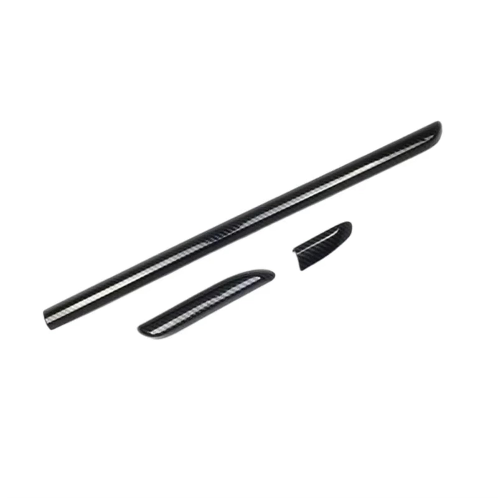 TGFCRUH Auto Mittelkonsole Trim Kompatibel Mit A3 8V 2014 2015 2016 2017 2018 2019 2020 3-teiliges Linkes Auto-Innenkonsolen-Armaturenbrett-Formteil Mittelverkleidungszubehör(Black) von TGFCRUH