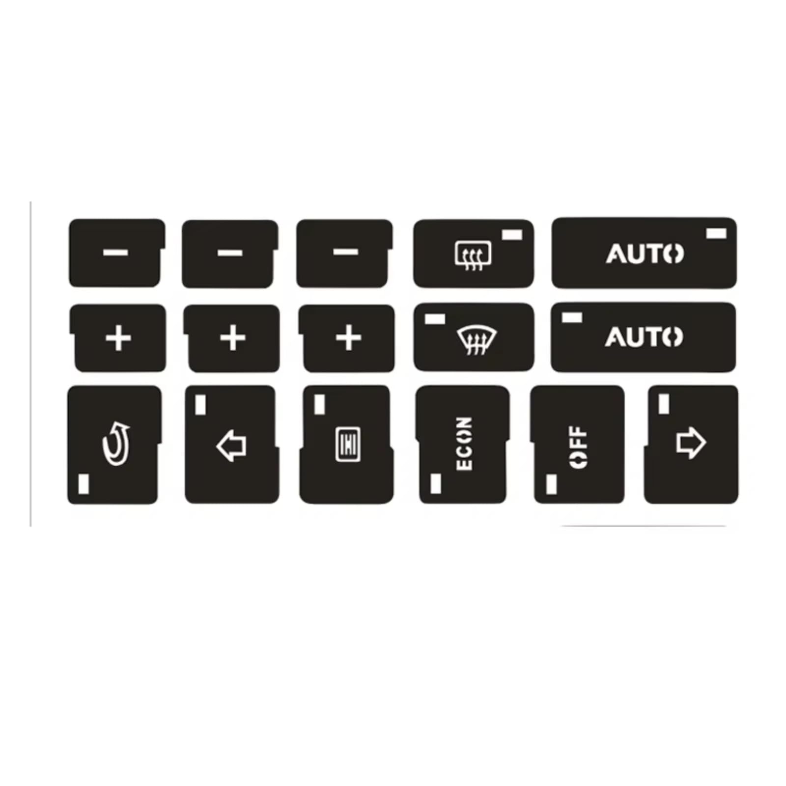 TGFCRUH Auto Mittelkonsole Trim Kompatibel Mit A4 B6 B7 2000 2001 2002 2003 2004 1 Stück Auto-Klimaanlage Klimatisierungsknopf Reparaturaufkleber Abziehbilder Zubehör(A) von TGFCRUH