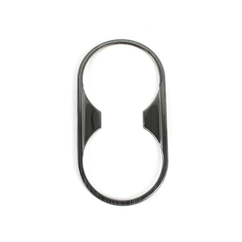 TGFCRUH Auto Mittelkonsole Trim Kompatibel Mit A4 B9 2017 2018 2019 2020 2021 Auto-Mittelkonsole Wasserbecherhalter Rahmen Dekoration Aufkleber Verkleidung Innenzubehör(Black) von TGFCRUH