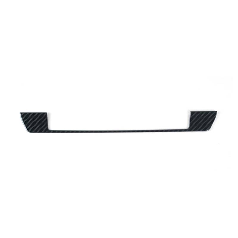 TGFCRUH Auto Mittelkonsole Trim Kompatibel Mit A6 C8 2019 2020 2021 2022 Auto Mittelkonsole Knopf Pailletten Dekoration Aufkleber Innenzubehör Zierstreifen(Carbon Fiber) von TGFCRUH