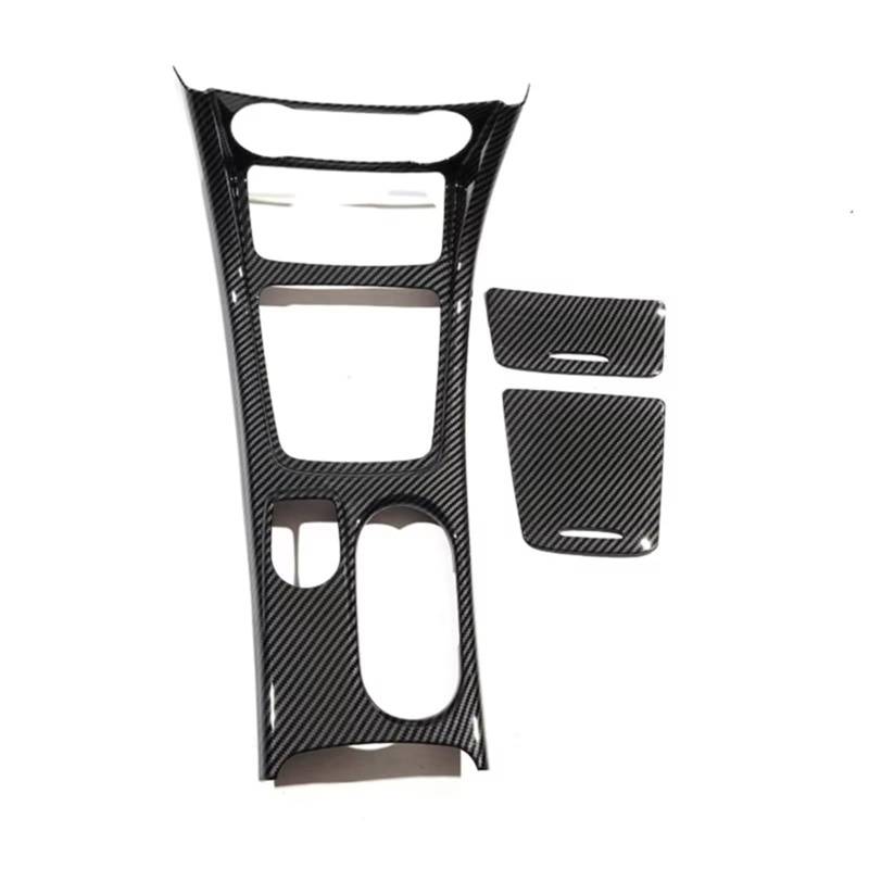 TGFCRUH Auto Mittelkonsole Trim Kompatibel Mit Benz Für GLA200 GLA260 Für CLA200 220 1 Stück, Auto-Innenschutzaufkleber Mittelkonsole Armaturenbrett Dekorationsaufkleber(B Carbon Fiber) von TGFCRUH
