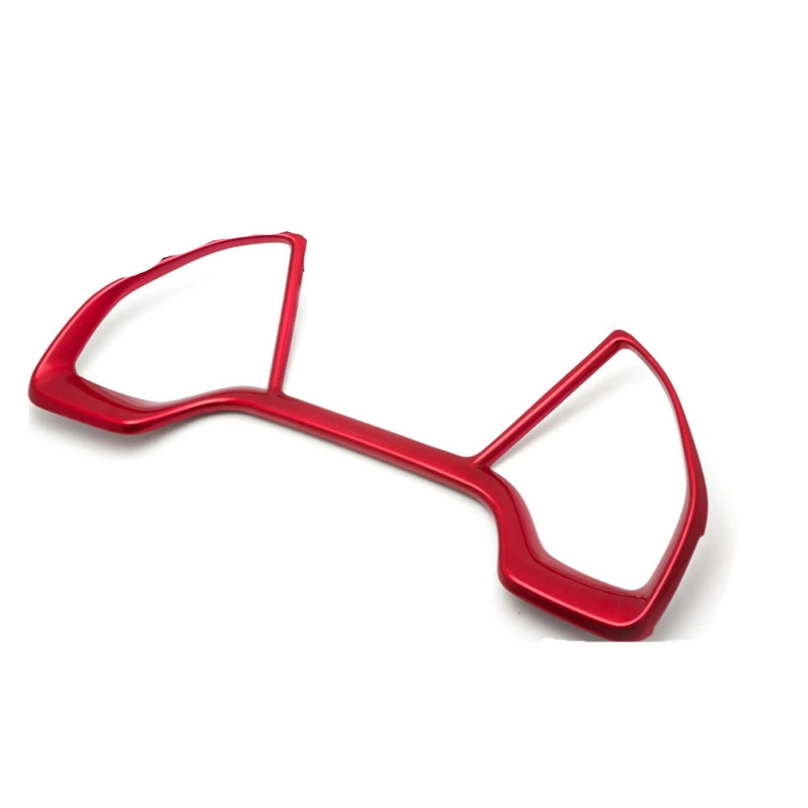TGFCRUH Auto Mittelkonsole Trim Kompatibel Mit Civic 2016 2017 2018 2019 2020 2 Stück Dekorativer Rahmen Für Die Mittelkonsole Armaturenbrett Ornamente Für Die Mittelkonsole(Type 2 Red) von TGFCRUH