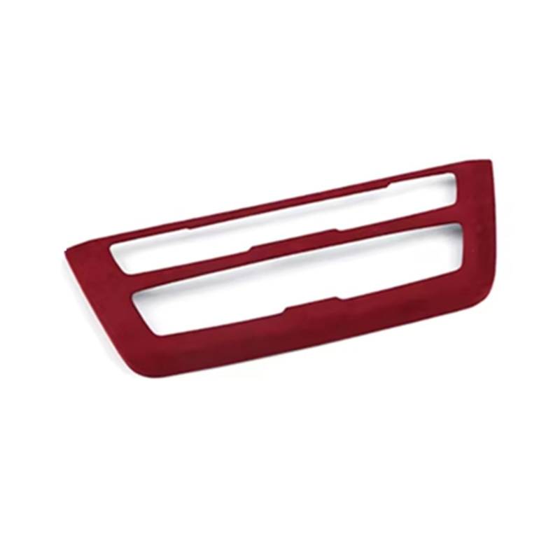 TGFCRUH Auto Mittelkonsole Trim Kompatibel Mit Für F30 F32 F33 F34 F36 325i 1 Stück Mittelkonsole CD-Panel-Abdeckung Verkleidungsaufkleber Autozubehör(Red Wine) von TGFCRUH