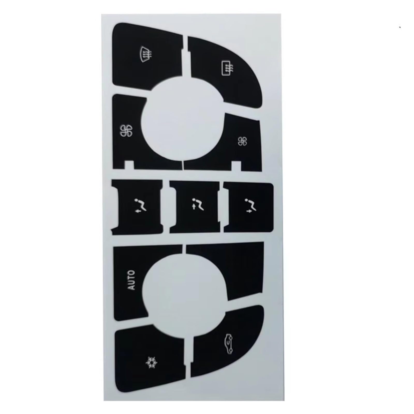 TGFCRUH Auto Mittelkonsole Trim Kompatibel Mit Holden Für Astra 2009 2010 2011 2012 2013 2014 2015. 1 Stück Mittelkonsolen-Ornamente Mittelkonsolenfolie(for Climate Control) von TGFCRUH