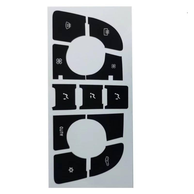 TGFCRUH Auto Mittelkonsole Trim Kompatibel Mit Holden Für Astra 2009 2010 2011 2012 2013 2014 2015. 1 Stück Mittelkonsolen-Ornamente Mittelkonsolenfolie(for Climate Control) von TGFCRUH