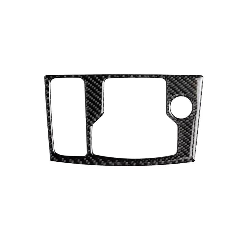 TGFCRUH Auto Mittelkonsole Trim Kompatibel Mit Mazda 3 Für Axela 2017 2018 LHD-Innenraum-Mittelkonsole Multimedia-Tastenabdeckung Dekorativer Aufkleber Kohlefaser-Styling von TGFCRUH