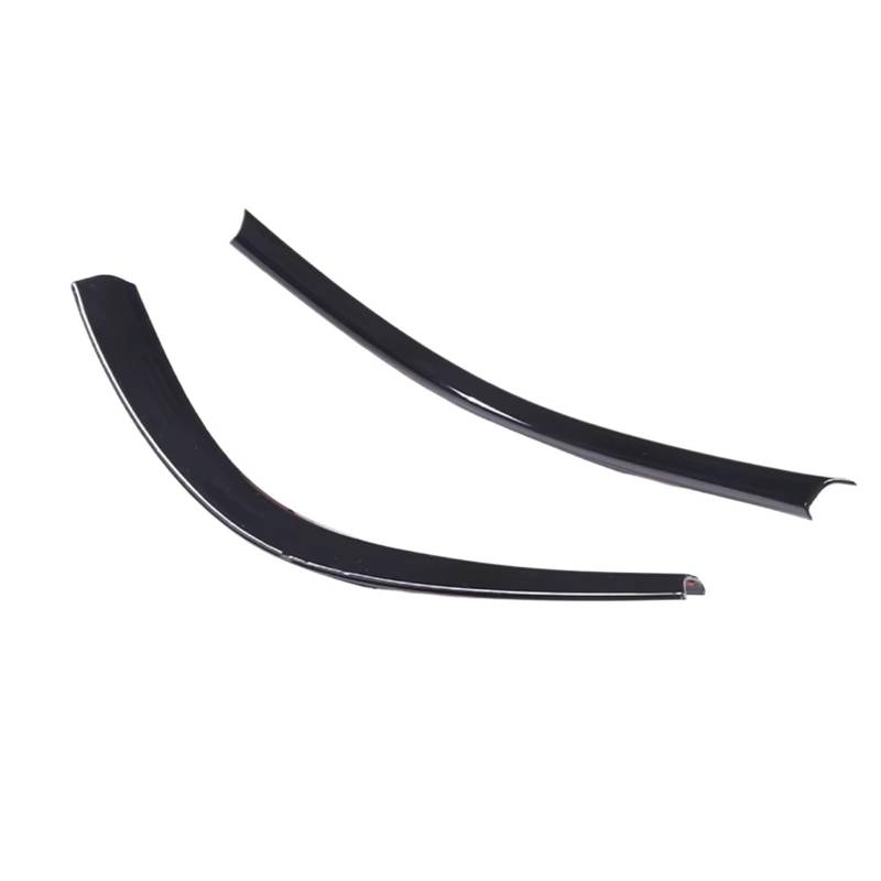 TGFCRUH Auto Mittelkonsole Trim Kompatibel Mit Mercedes Für Benz A/GLA/CLA Klasse 200 220 260 W176 A180 2012–2018 2 Stück ABS-Mittelkonsolen-Dekorationsstreifen Verkleidung des Autoinnenraums(Black) von TGFCRUH