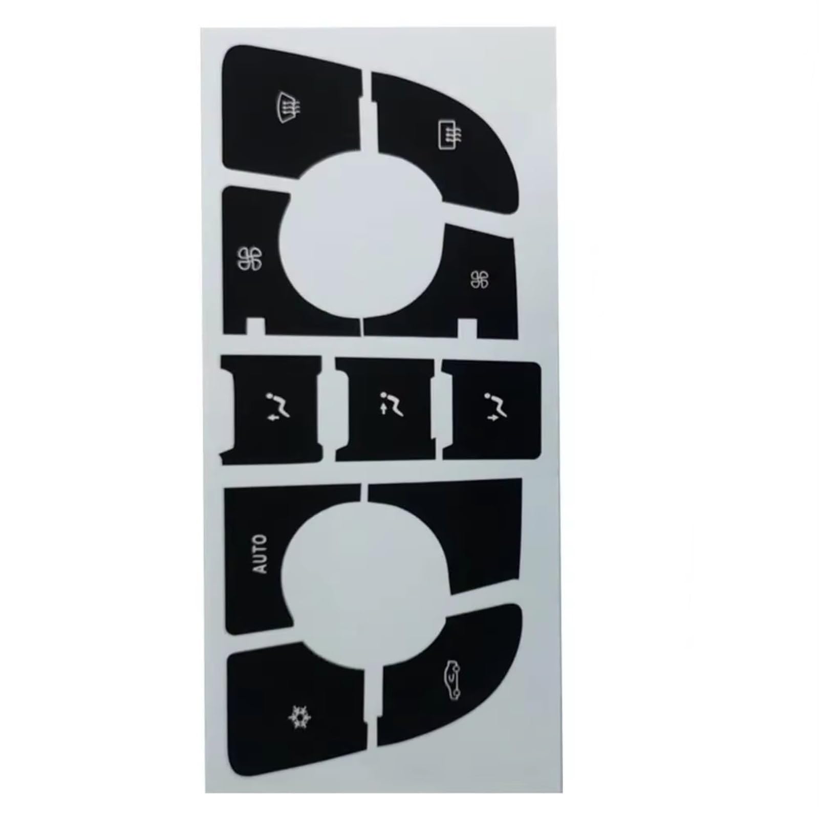 TGFCRUH Auto Mittelkonsole Trim Kompatibel Mit Opel Für Astra 2009 2010 2011 2012 2013 2014 2015 1 Stück Dekorative Streifen Für Die Mittelkonsole Zubehör(for Climate Control) von TGFCRUH