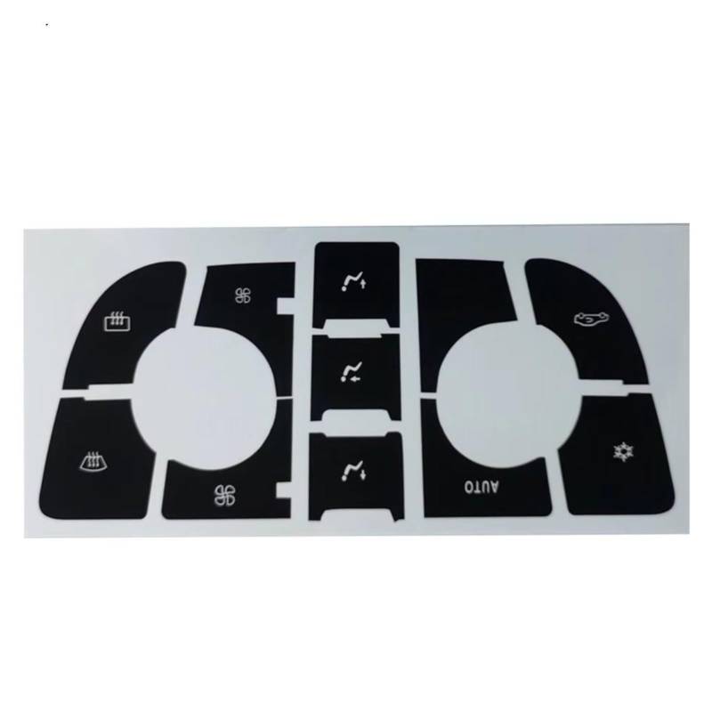 TGFCRUH Auto Mittelkonsole Trim Kompatibel Mit Opel Für Astra GTC 2009 2010 2011 2012 2013 2014 2015 1 Stück Dekorative Rahmen Für Die Mittelkonsole Zubehör(for Climate Control) von TGFCRUH