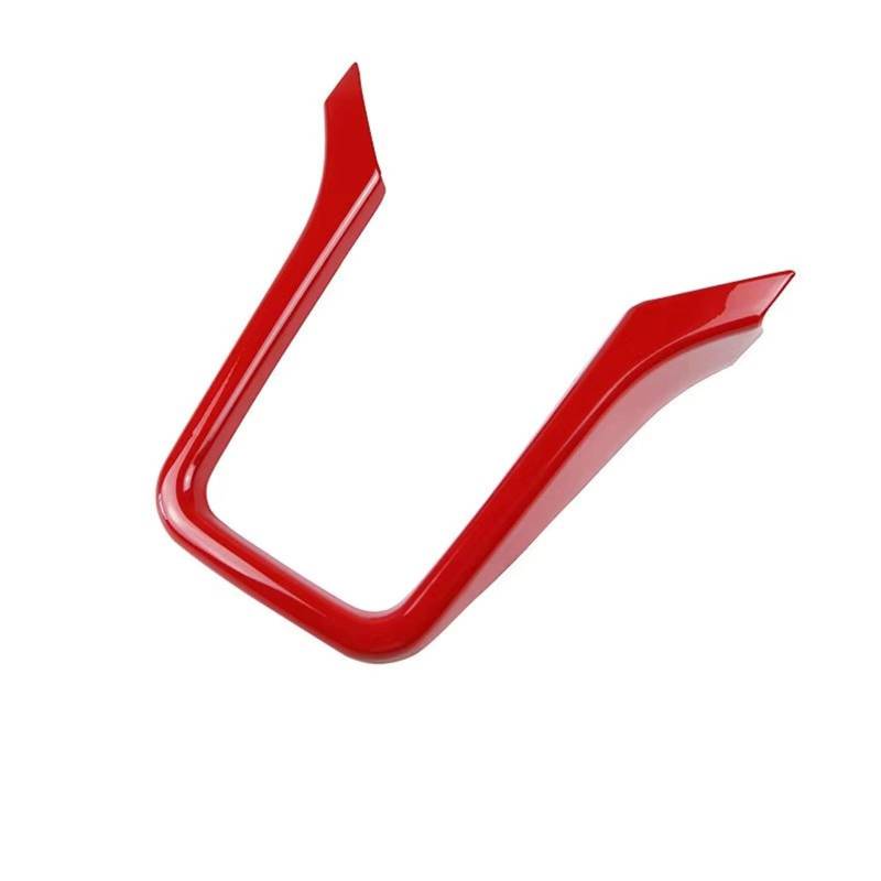 TGFCRUH Auto Mittelkonsole Trim Kompatibel Mit Porsche Für Cayenne 2011 2012 2013 2014 2015 2016 2017 ABS-Auto-Mittelkonsole Dekorativer Rahmenaufkleber Auto-Innenzubehör(Red) von TGFCRUH