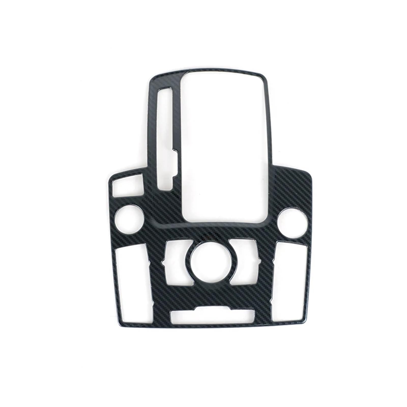 TGFCRUH Auto Mittelkonsole Trim Kompatibel Mit Q7 2008–2015 Auto-Konsole Schalthebel Multimedia-Taste Rahmenabdeckung Verkleidung Kohlefaser-Farbaufkleber Innenzubehör(Carbon) von TGFCRUH
