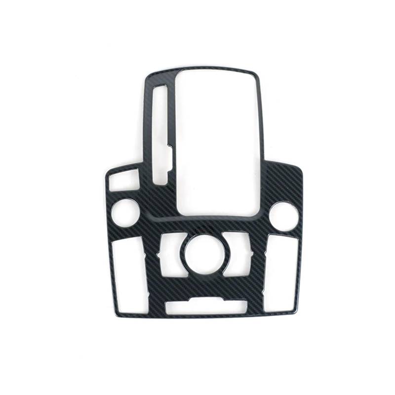TGFCRUH Auto Mittelkonsole Trim Kompatibel Mit Q7 2008–2015 Auto-Konsole Schalthebel Multimedia-Taste Rahmenabdeckung Verkleidung Kohlefaser-Farbaufkleber Innenzubehör(Carbon) von TGFCRUH