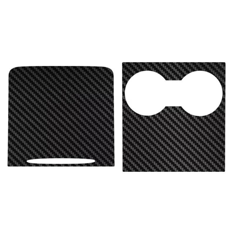 TGFCRUH Auto Mittelkonsole Trim Kompatibel Mit Tesla Für Model 3 Für Model Y 2021 2022 Center Console Panel Aufkleber Zentrale Steuerung Abdeckung Auto Innen Zubehör(Carbon Black) von TGFCRUH