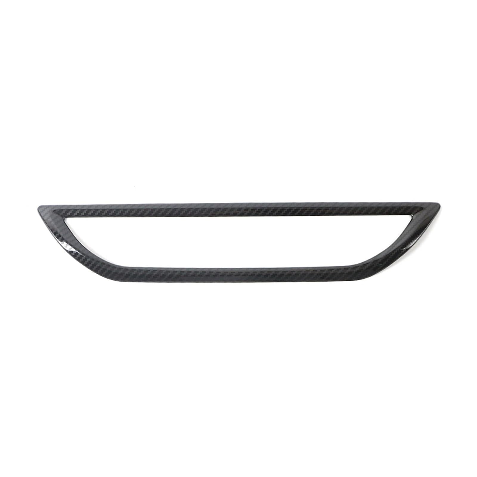 TGFCRUH Auto Mittelkonsole Trim Kompatibel Mit VW Für ID.4 ID4 2021 2022 2023 Auto-Innenteil Refit Center Console AC Air Outlet Vent Frame Ring Trim Aufkleber(Carbon Fiber) von TGFCRUH